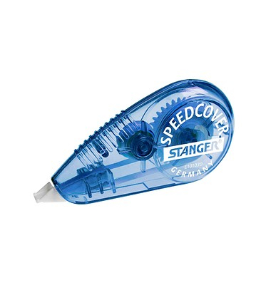 Korrekturroller 18000101099 Speed Cover, blau/transparent, 5mm x 12m, Einweg Korrekturroller 18000101099 Speed Cover, blau/transparent, 5mm x 12m, Einweg