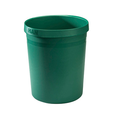 Papierkorb Grip Karma 18198-05, 18 Liter, rund, grün