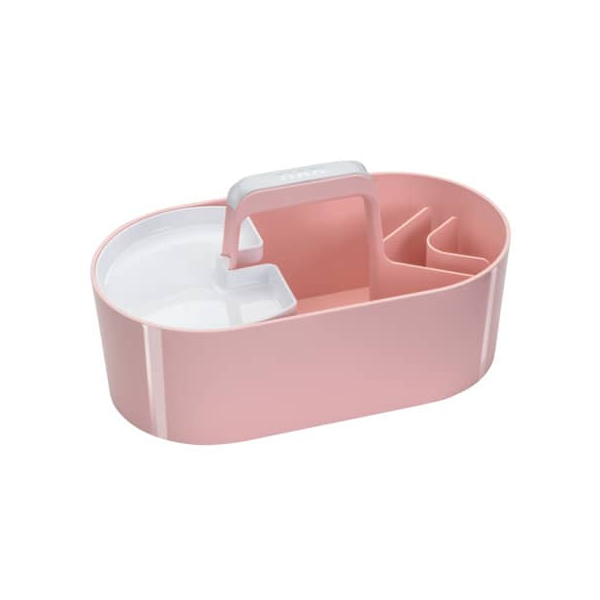 4012473120044 - Toolbox Loft tragbar mit 4 Fächern herausnehmbare Ablageschale B 330 x T 179 x H 175 mm Kunststoff flamingo rosa