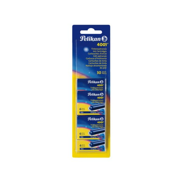 8 Stück Pelikan Tintenpatrone königsblau 4012700330840 Pelikan 30 Stück