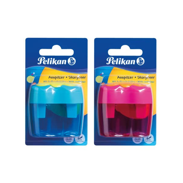 Pelikan Doppeldosenanspitzer Flower, 39mm bis 96mm, 40 x 48 x 40 mm, 1 Stück auf Blister