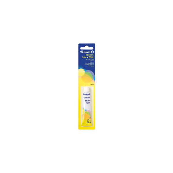 8 Stück Pelikan Deckweiß Blisterpackung 20ml 4012700808066 Pelikan 20 Milliliter