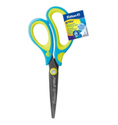 Kinderschere griffix, Titan-Nitrid-Beschichtung, titanbeschichtet, 15cm, blau