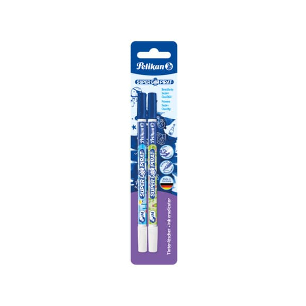 10 Stück Pelikan Tintenlöscher Super-Pirat 2ST 4012700811578 Pelikan 2 Stück