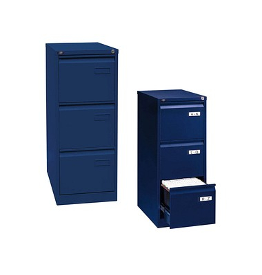 Hängeregistraturschrank Light IPCCA13639 1bahnig 3Schübe bl