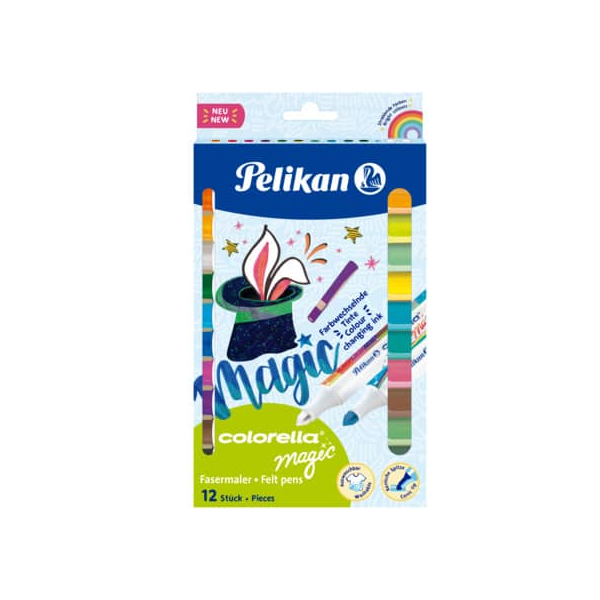 4012700818058 - 5 x Fasermaler Colorella Magic 411 FS VE=10 Farben + 2 Zaubers