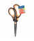 Kinderschere griffix neon black, Titan-Nitrid-Beschichtung, titanbeschichtet, 14cm, neon schwarz