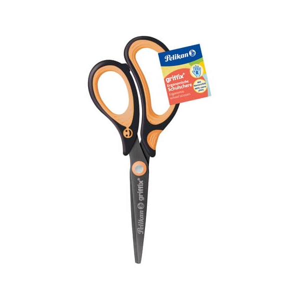 4012700819017 - Kinderschere griffix neon black Titan-Nitrid-Beschichtung titanbeschichtet 14cm neon schwarz 4012700819017 Pelikan