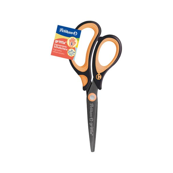 4012700819048 - Kinderschere griffix neon black Titan-Nitrid-Beschichtung titanbeschichtet 15cm Linkshänder schwarz orange 4012700819048 Pe 4012700819048 - Kinderschere griffix neon black Titan-Nitrid-Beschichtung titanbeschichtet 15cm Linkshänder schwarz orange 4012700819048 Pe