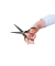 Schere griffix neon black,