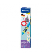 Druckbleistift griffix Schreiblernstift, 820516, Neon fresh Blue, 2,0mm, HB