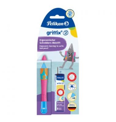 Druckbleistift griffix, 820561, lovely pink, k.A., HB