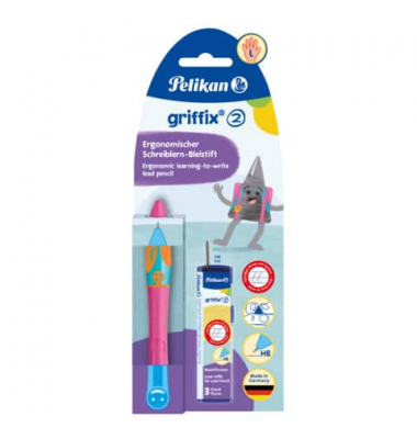 Druckbleistift griffix, 820578, lovely pink, k.A., HB