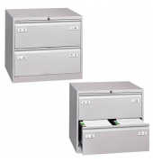Hängeregistraturschrank Light CDF2645 2bahnig 2Schübe gr