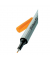 Fineliner 96, 943217, silber (Schreibfarbe: orange), 0,4mm