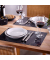 Platzsets Marmor schwarz 30,0 x 43,5 cm