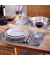 Platzsets Marmor grau 30,0 x 43,5 cm