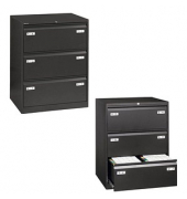 Hängeregistraturschrank Light CDF3633 2bahnig 3Schübe sw