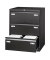 Hängeregistraturschrank Light CDF3633 2bahnig 3Schübe sw