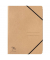 Eckspannmappe Pur natur 40067-11, A4 beige Recyclingkarton 325g, f&uuml;r ca. 250 Blatt  (80 g/m&sup2;), mit 3 Einschlagklappen