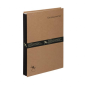 Unterschriftenmappe Pur 44013-11, A4 20 F&auml;cher Hartpappe braun + schwarz