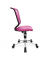 Kinderdrehstuhl Titan Junior, pink / silber, bis 60kg, ohne Kopfst&uuml;tze