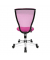 Kinderdrehstuhl Titan Junior, pink / silber, bis 60kg, ohne Kopfst&uuml;tze