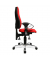 Bürodrehstuhl Sitness 10, rot, mit Armlehnen, bis 110kg