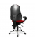 Bürodrehstuhl Sitness 10, rot, mit Armlehnen, bis 110kg