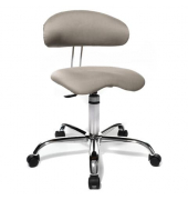 Hocker ST290W53H Sitness 40, sand, mit Rollen, höhenverstellbar, bis 110kg