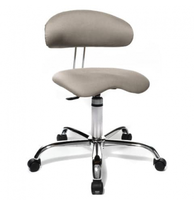 Hocker ST290W53H Sitness 40, sand, mit Rollen, höhenverstellbar, bis 110kg