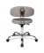Hocker ST290W53H Sitness 40, sand, mit Rollen, höhenverstellbar, bis 110kg
