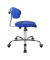 Hocker ST290W56H Sitness 40, blau, mit Rollen, höhenverstellbar, bis 110kg