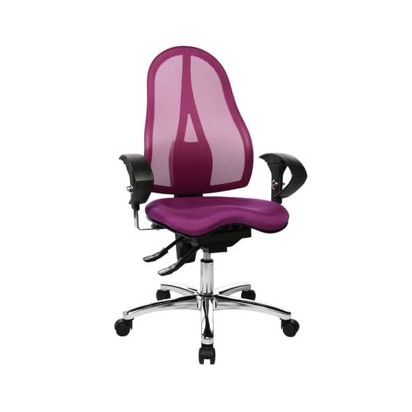 4014296111827 - Bürodrehstuhl Sitness 15 lila mit Armlehnen bis 110kg 4014296111827 Topstar