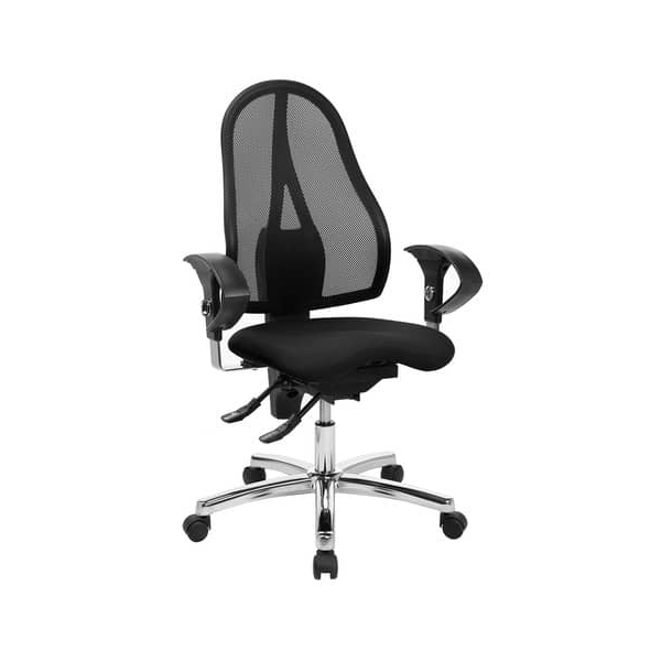 4014296115481 - Bürodrehstuhl Sitness 15 schwarz mit Armlehnen bis 110kg 4014296115481 Topstar 4014296115481 - Bürodrehstuhl Sitness 15 schwarz mit Armlehnen bis 110kg 4014296115481 Topstar