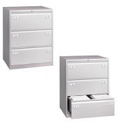 Hängeregistraturschrank Light CDF3645 2bahnig 3Schübe gr