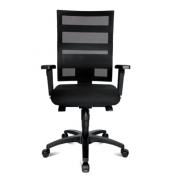 B&uuml;rodrehstuhl X-Pander Plus, schwarz / schwarz, mit Armlehnen, bis 110kg, ohne Kopfst&uuml;tze