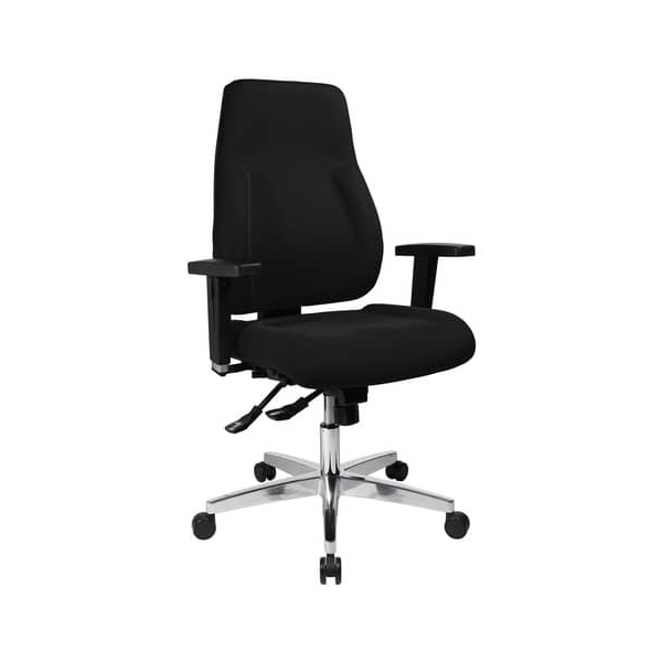 4014296279770 - Bürodrehstuhl Point 91 schwarz mit Armlehnen bis 110kg 4014296279770 Topstar