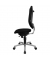 B&uuml;rodrehstuhl Alustar Basic, schwarz / silber, bis 110kg, ohne Kopfst&uuml;tze