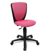 Kinderdrehstuhl High S'cool, pink/schwarz / schwarz, bis 60kg, ohne Kopfst&uuml;tze