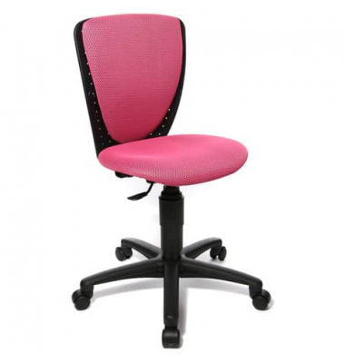 Kinderdrehstuhl High S'cool, schwarz/pink, bis 60kg