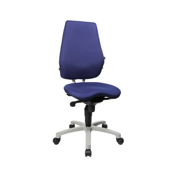 4014296590936 - Bürodrehstuhl Alustar Basic blau bis 110kg 4014296590936 Topstar