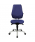 B&uuml;rodrehstuhl Alustar Basic, blau / silber, bis 110kg, ohne Kopfst&uuml;tze