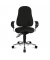 B&uuml;rodrehstuhl Sitness 10, schwarz / silber, mit Armlehnen, bis 110kg, ohne Kopfst&uuml;tze