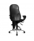 B&uuml;rodrehstuhl Sitness 10, schwarz / silber, mit Armlehnen, bis 110kg, ohne Kopfst&uuml;tze