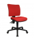 B&uuml;rodrehstuhl U50, rot / schwarz, bis 110kg, ohne Kopfst&uuml;tze