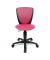 B&uuml;rodrehstuhl High S'cool, pink/schwarz / schwarz, bis 60kg, ohne Kopfst&uuml;tze