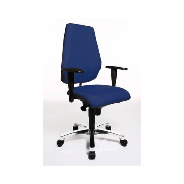 4014296935232 - Bürodrehstuhl Sitness 30 blau mit Armlehnen bis 110kg 4014296935232 Topstar