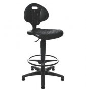 Bürodrehstuhl , schwarz, bis 110kg