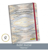 Notizbuch 02248, Bullet Journal, beige, A5, punktkariert, 96g, 96 Blatt / 192 Seiten